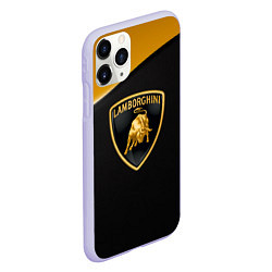 Чехол iPhone 11 Pro матовый Lamborghini, цвет: 3D-светло-сиреневый — фото 2