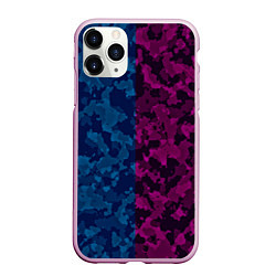 Чехол iPhone 11 Pro матовый МИЛИТАРИ, цвет: 3D-розовый