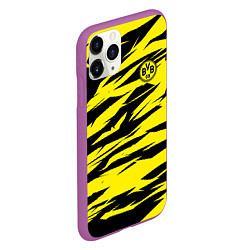 Чехол iPhone 11 Pro матовый FC Borussia, цвет: 3D-фиолетовый — фото 2