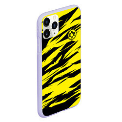 Чехол iPhone 11 Pro матовый FC Borussia, цвет: 3D-светло-сиреневый — фото 2