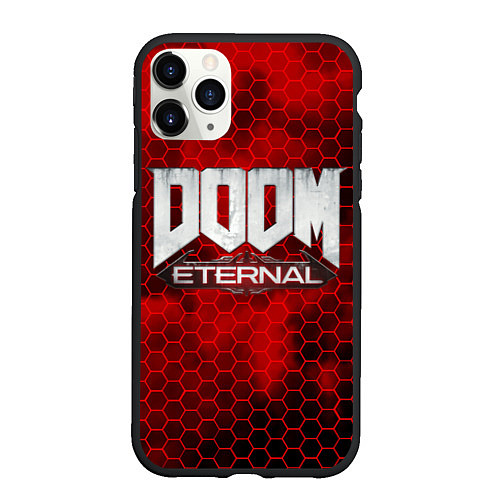 Чехол iPhone 11 Pro матовый DOOM: ETERNAL / 3D-Черный – фото 1