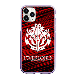 Чехол iPhone 11 Pro матовый OVERLORD, цвет: 3D-светло-сиреневый