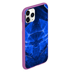 Чехол iPhone 11 Pro матовый СИНЯЯ БРОНЯ, цвет: 3D-фиолетовый — фото 2