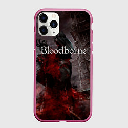 Чехол iPhone 11 Pro матовый Bloodborne, цвет: 3D-малиновый
