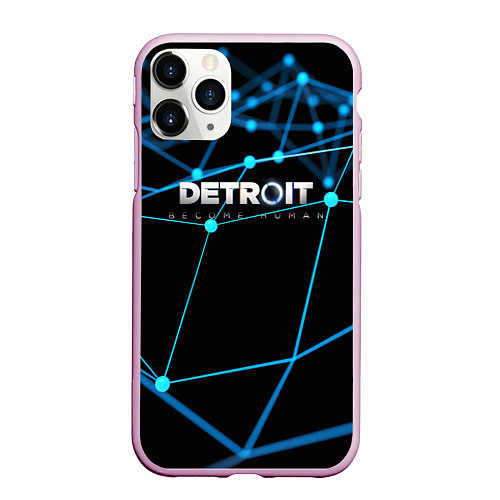 Чехол iPhone 11 Pro матовый Detroit:Become Human / 3D-Розовый – фото 1