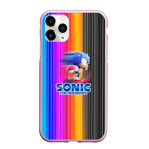 Чехол iPhone 11 Pro матовый SONIC 2020 / 3D-Розовый – фото 1