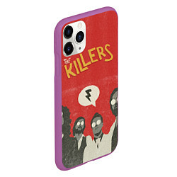 Чехол iPhone 11 Pro матовый The Killers, цвет: 3D-фиолетовый — фото 2