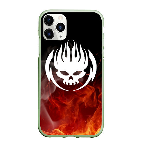 Чехол iPhone 11 Pro матовый THE OFFSPRING / 3D-Салатовый – фото 1