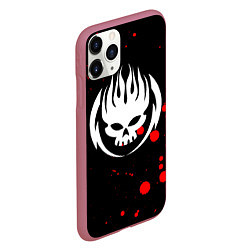 Чехол iPhone 11 Pro матовый THE OFFSPRING, цвет: 3D-малиновый — фото 2