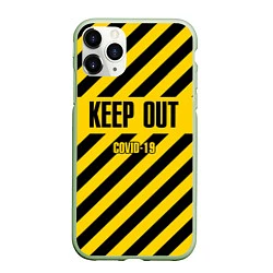 Чехол iPhone 11 Pro матовый Keep out