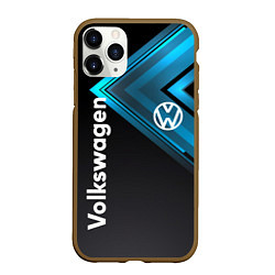 Чехол iPhone 11 Pro матовый Volkswagen, цвет: 3D-коричневый