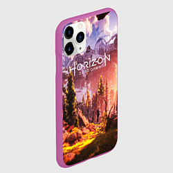 Чехол iPhone 11 Pro матовый Horizon Zero Dawn, цвет: 3D-фиолетовый — фото 2