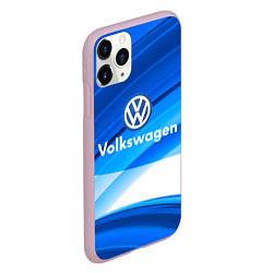 Чехол iPhone 11 Pro матовый Volkswagen, цвет: 3D-розовый — фото 2