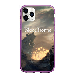 Чехол iPhone 11 Pro матовый Bloodborne, цвет: 3D-фиолетовый