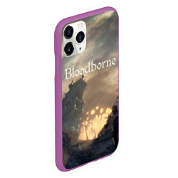 Чехол iPhone 11 Pro матовый Bloodborne, цвет: 3D-фиолетовый — фото 2