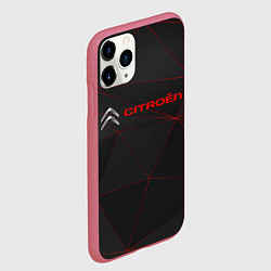 Чехол iPhone 11 Pro матовый CITROЁN, цвет: 3D-малиновый — фото 2