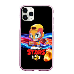 Чехол iPhone 11 Pro матовый Brawl stars leon max