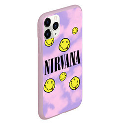 Чехол iPhone 11 Pro матовый NIRVANA, цвет: 3D-розовый — фото 2