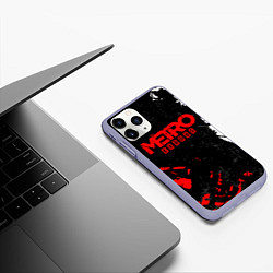 Чехол iPhone 11 Pro матовый METRO EXODUS, цвет: 3D-светло-сиреневый — фото 2