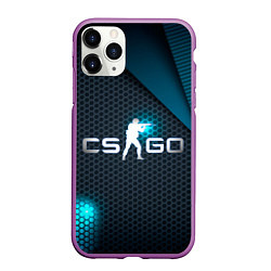 Чехол iPhone 11 Pro матовый CS:GO Vintage, цвет: 3D-фиолетовый