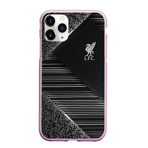 Чехол iPhone 11 Pro матовый Liverpool F C / 3D-Розовый – фото 1