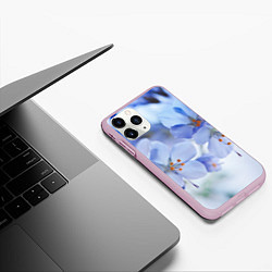 Чехол iPhone 11 Pro матовый Весна 2020, цвет: 3D-розовый — фото 2
