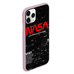 Чехол iPhone 11 Pro матовый NASA, цвет: 3D-розовый — фото 2