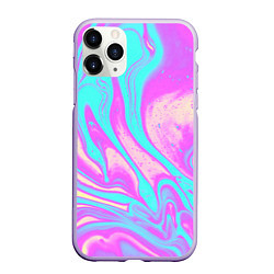 Чехол iPhone 11 Pro матовый DIGITAL ART, цвет: 3D-светло-сиреневый