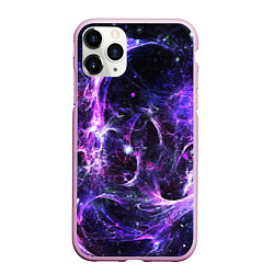 Чехол iPhone 11 Pro матовый SPACE, цвет: 3D-розовый