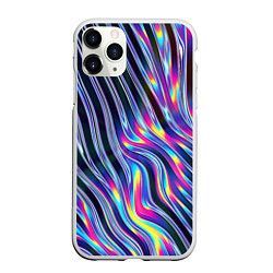 Чехол iPhone 11 Pro матовый DIGITAL ABSTRACT, цвет: 3D-белый