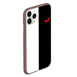Чехол iPhone 11 Pro матовый Monokuma, цвет: 3D-коричневый — фото 2