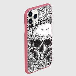 Чехол iPhone 11 Pro матовый Megadeth, цвет: 3D-малиновый — фото 2