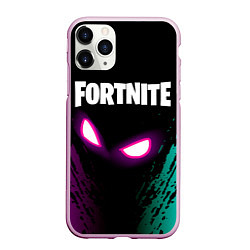 Чехол iPhone 11 Pro матовый FORTNITE, цвет: 3D-розовый