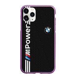 Чехол iPhone 11 Pro матовый BMW CARBON