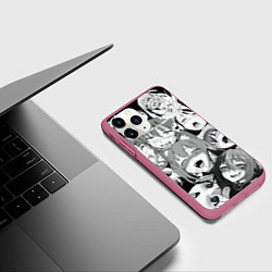 Чехол iPhone 11 Pro матовый АХЕГАО, цвет: 3D-малиновый — фото 2