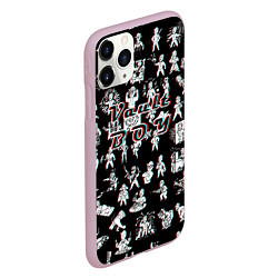 Чехол iPhone 11 Pro матовый Vault Boy Стерео красныйсиний, цвет: 3D-розовый — фото 2