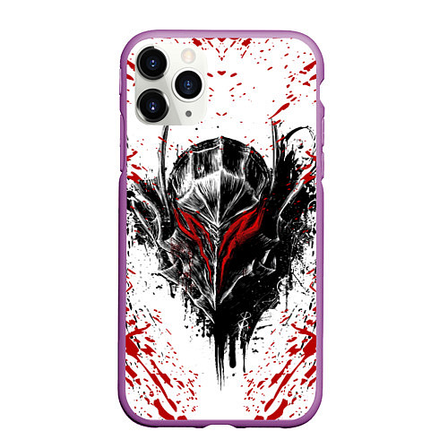 Чехол iPhone 11 Pro матовый BERSERK / 3D-Фиолетовый – фото 1