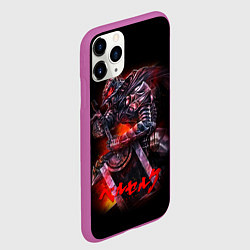 Чехол iPhone 11 Pro матовый BERSERK, цвет: 3D-фиолетовый — фото 2