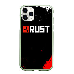 Чехол iPhone 11 Pro матовый RUST, цвет: 3D-салатовый