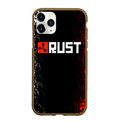 Чехол iPhone 11 Pro матовый RUST, цвет: 3D-коричневый