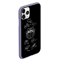 Чехол iPhone 11 Pro матовый BTS, цвет: 3D-серый — фото 2