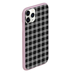 Чехол iPhone 11 Pro матовый Шотландка, цвет: 3D-розовый — фото 2