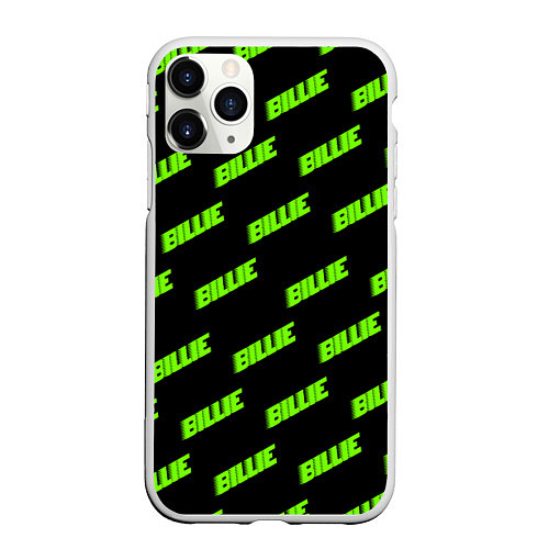 Чехол iPhone 11 Pro матовый Billie Eilish / 3D-Белый – фото 1