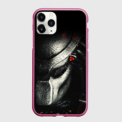 Чехол iPhone 11 Pro матовый PREDATOR, цвет: 3D-малиновый