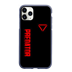 Чехол iPhone 11 Pro матовый PREDATOR, цвет: 3D-серый