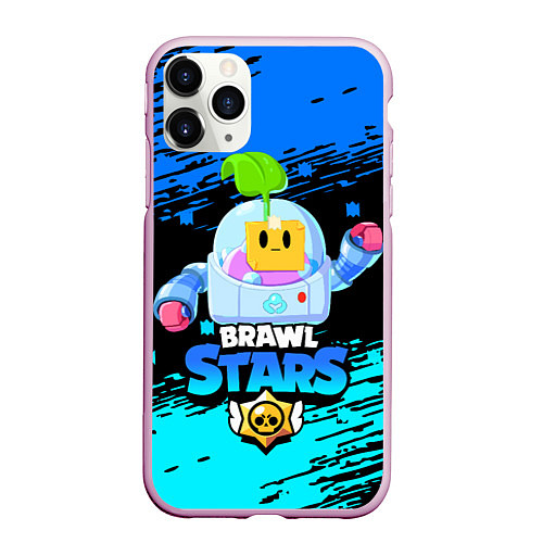 Чехол iPhone 11 Pro матовый Brawl Stars SPROUT / 3D-Розовый – фото 1