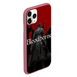 Чехол iPhone 11 Pro матовый Bloodborne, цвет: 3D-малиновый — фото 2
