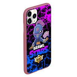 Чехол iPhone 11 Pro матовый Brawl Stars TARA, цвет: 3D-малиновый — фото 2