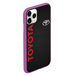 Чехол iPhone 11 Pro матовый TOYOTA, цвет: 3D-фиолетовый — фото 2