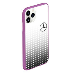 Чехол iPhone 11 Pro матовый Mercedes-Benz, цвет: 3D-фиолетовый — фото 2